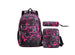 Three Piece Large Capacity School Bag Leisure Travel - Dazpy