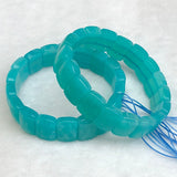 Women's Natural Crystal Amazonite Hand Row Bracelet - Dazpy