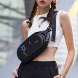 Sling Bag mit LED-Display und Bluetooth-Lautsprecher