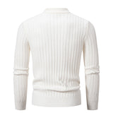 Men's Sweater Twisted Round Neck Pullover Leisure Sweater