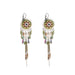 Women's Fashion Vintage Painted Dreamcatcher Earrings - Dazpy