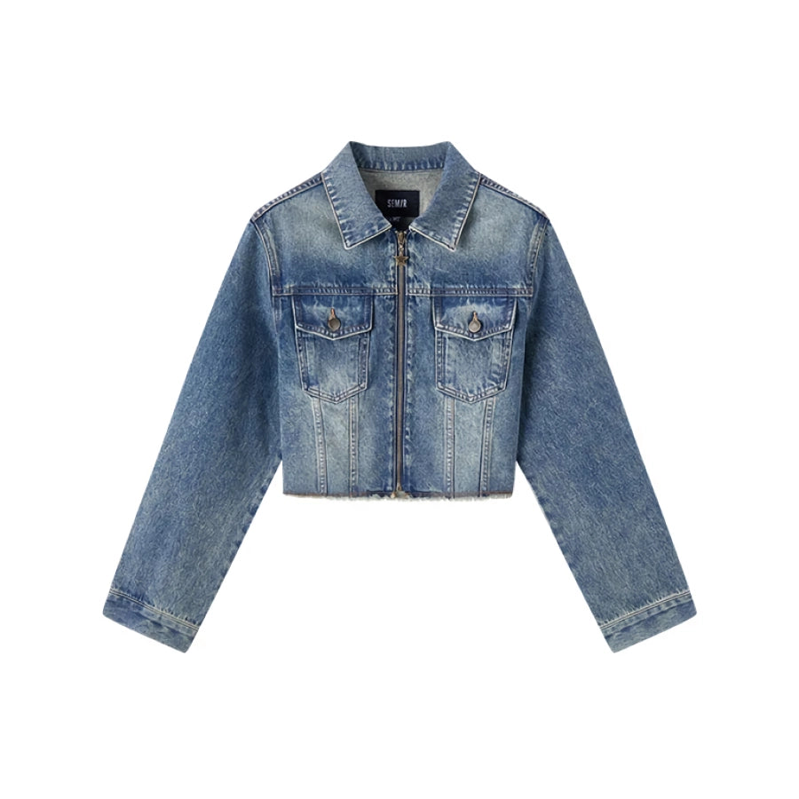 Stilvolle kurze Jeansjacke für Damen