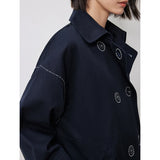 Autumn Long Sleeve Trench Coat