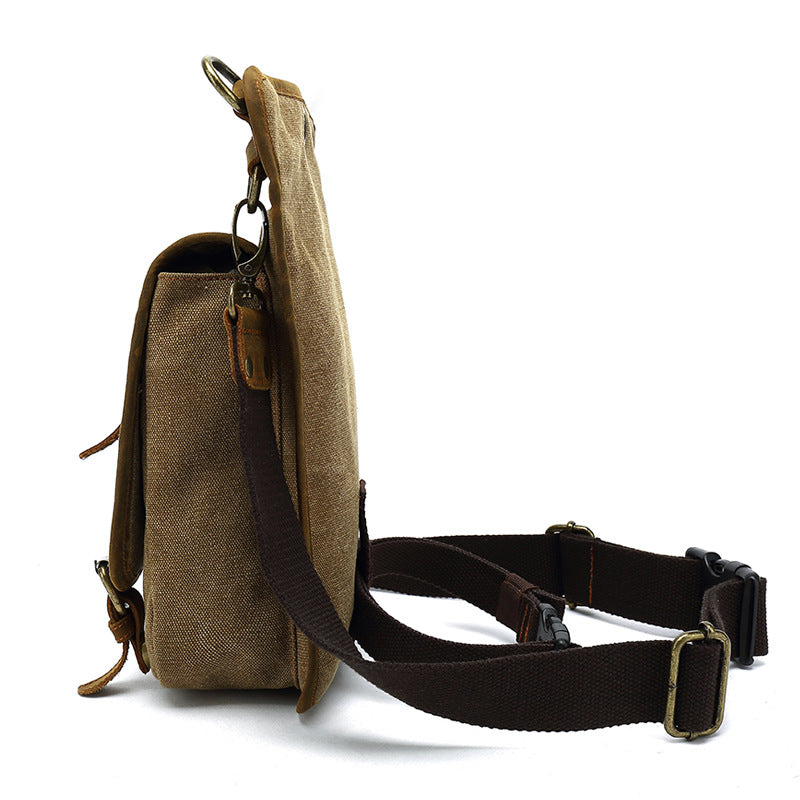 Men's Canvas Fashion Casual Shoulder Messenger Bag - Dazpy