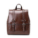 Oil Wax Leather Shoulders Versatile Single Backpack - Dazpy