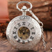 Retro Double-open Carved Hollow Manual Manipulator Pocket Watch For Men And Women - Dazpy