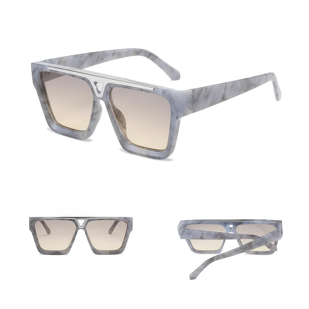 Gradient Lens Shield Sunglasses