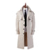 Men's Trench Coat Super Long Over The Knee Slim Business Casual