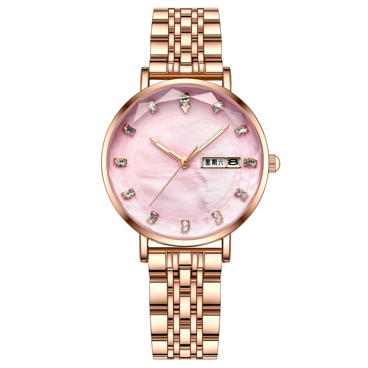 Fashion Waterproof Calendar Women's Watch - Dazpy