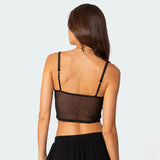 Chic Mesh Slim Cami Top