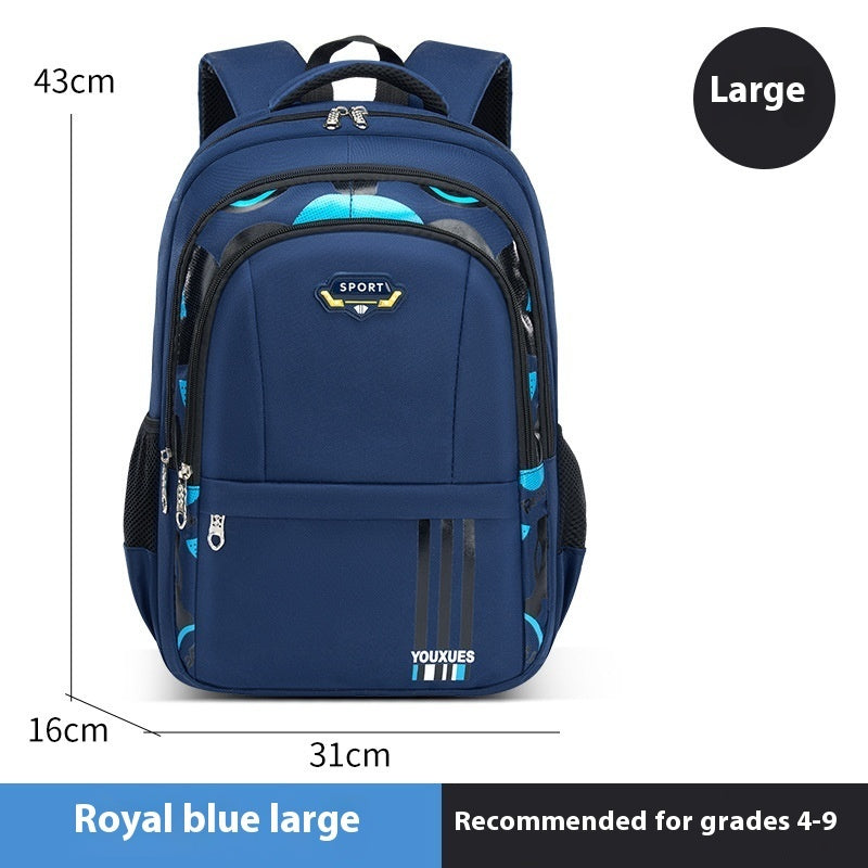 Simple Waterproof Multi-compartment Large Capacity Backpack