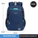 Simple Waterproof Multi-compartment Large Capacity Backpack