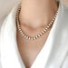 Freshwater Pearl Black Spinel Necklace Sweater Chain - Dazpy