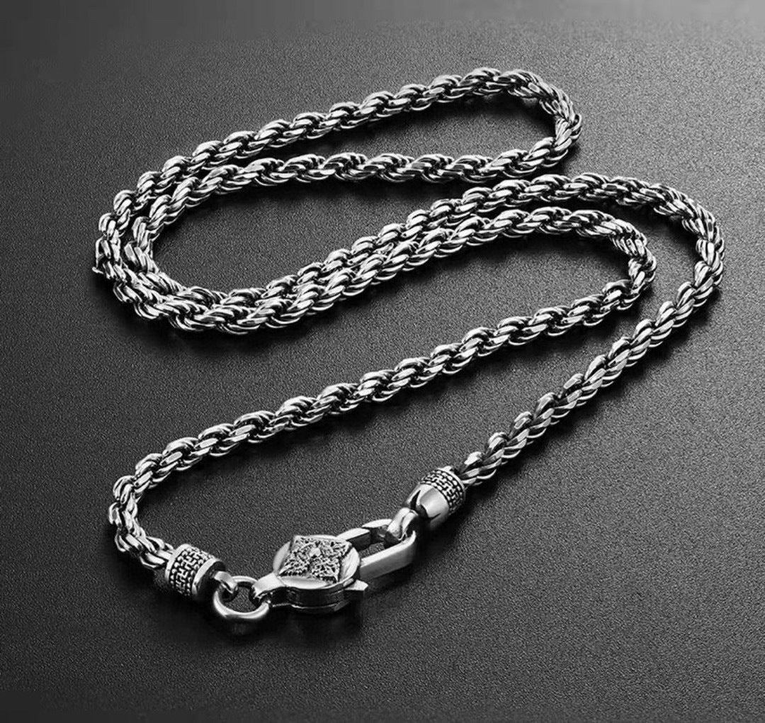 Mens Fashion Simple Vintage Six Character Necklace - Dazpy