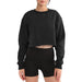 Chic Oversized Cotton-Poly Blend Sweatshirt for Women