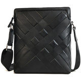 Men's Leather Top Layer Cowhide Shoulder Bag Diagonal Backpack Business Bag - Dazpy