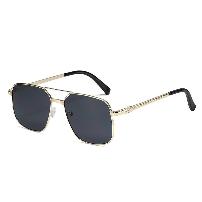 Metal Square Frame Sunglasses