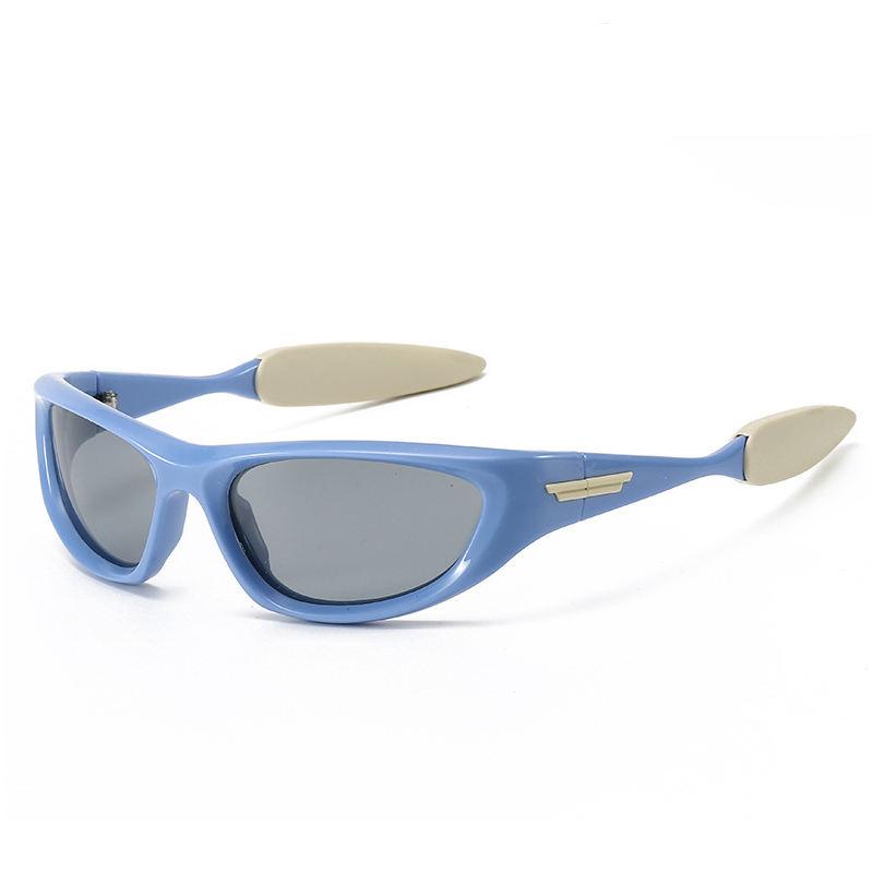 Polarisierte rechteckige Sport-Sonnenbrille für Männer und Frauen – Outdoor-Brille mit UV400-Schutz