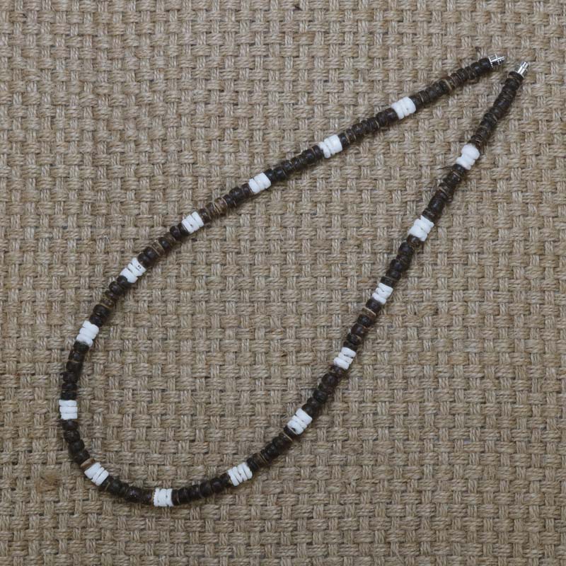 Men Tribe Ethnic Coconut Shell Necklace Men - Dazpy