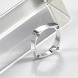 Couple Light Projection LOVE Simple Ring - Dazpy