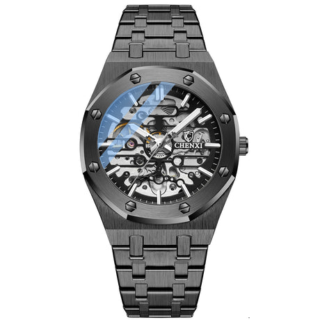 Mechanical Watch Men's Skeleton Automatic - Dazpy