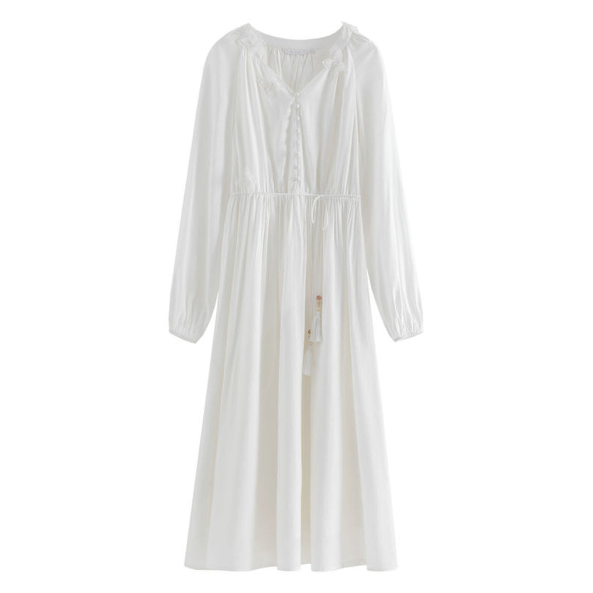 French Pastoral Style Long-sleeved Dress for Women