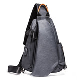 Men's Waterproof And Wear-resistant Casual One-shoulder Messenger Bag - Dazpy