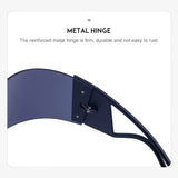 Oversized Rimless Sunglasses