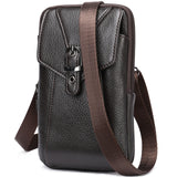 Men's Leather Casual One-shoulder Messenger Bag - Dazpy