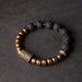 Men And Women Fashion Punk Rock Volcanic Stone Bracelet - Dazpy