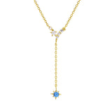 Five-pointed Star Y-shaped Tassel Necklace For Women - Dazpy