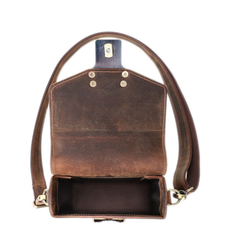 European And American Retro Crazy Horse Cowhide Men's Shoulder Bag - Dazpy