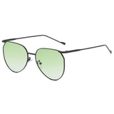 Modische ovale Sonnenbrille