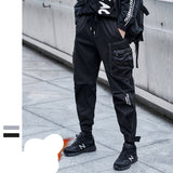 Men's Fleece Thickened High Street Loose Casual Pants Trousers