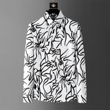 Men's Autumn New Fashion Digital Printed Shirt Loose