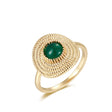 Women's Fashion Vintage Geometric Gemstone Ring - Dazpy