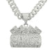 Letter Exaggerated Fashion Pendant Necklace - Dazpy