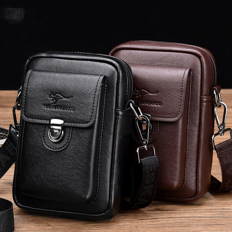 Men's Fashion Casual Mobile Phone Bag Messenger Bag - Dazpy