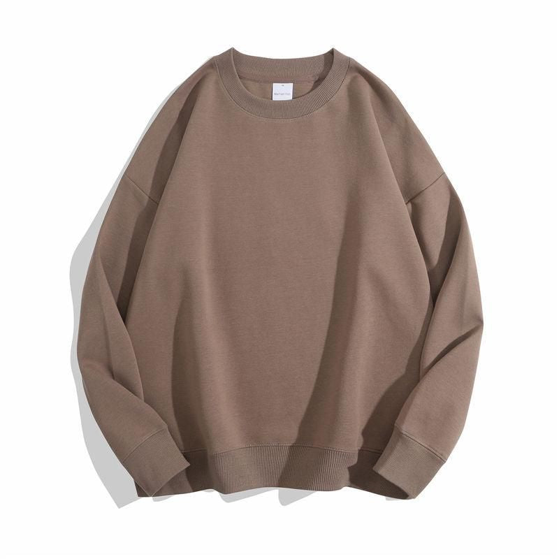 Lässiges Baumwoll-Sweatshirt mit Rundhalsausschnitt für Damen