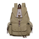 Retro Male Outdoor Canvas Big Travel Backpack - Dazpy