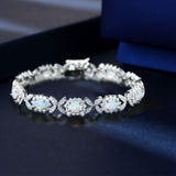 Jewelry Fashion Zircon Opal Bracelet - Dazpy