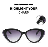 Trendy Cat Eye Farbverlaufs-Sonnenbrille für Damen - UV400-Schutz