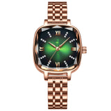 Women's Fashion Waterproof Solid Steel Strap Watch - Dazpy