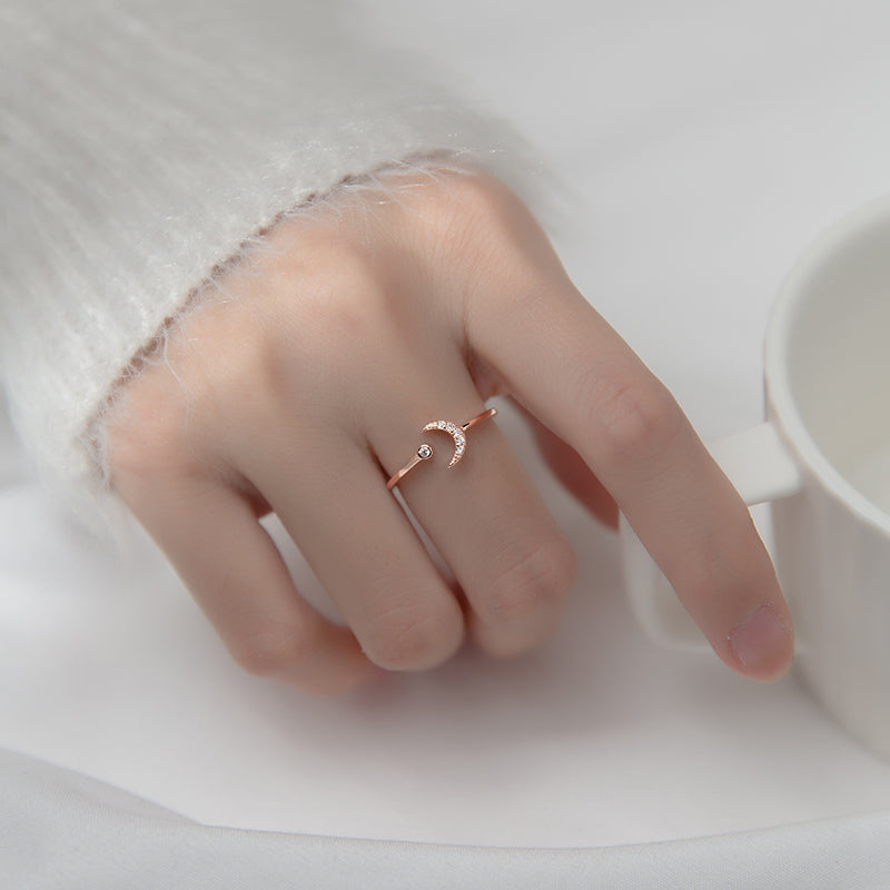 Women's Fashion Meniscus Hand Ring - Dazpy