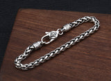 S925 Sterling Silver Six-character Shingen Bracelet - Dazpy