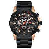 Leisure Men Watch Multi Functional Waterproof - Dazpy