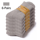 6 Pairs Super Thick Winter Wool Socks