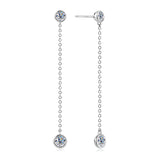 Tassel Long 1.6 Carat Moissanite Earrings - Dazpy