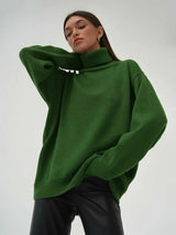 Casual Oversized Knitted Pullover for Women