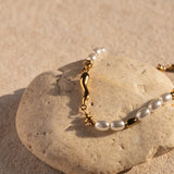 Gold Plated Water Drop Bracelet